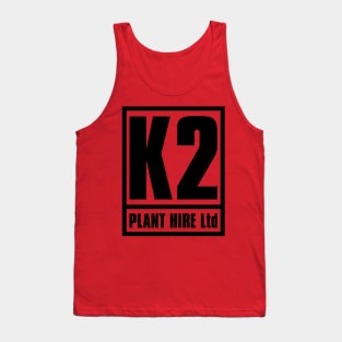 K2 Plant Hire Ltd (transparent logo) Tank Top